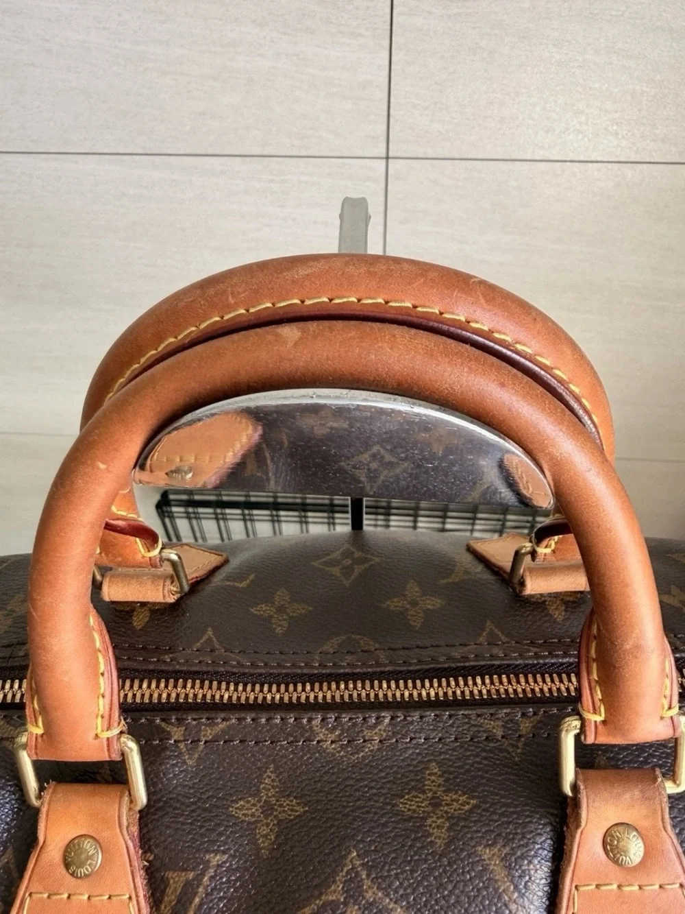 Louis Vuitton Monogram Speedy 35 Bandouliere